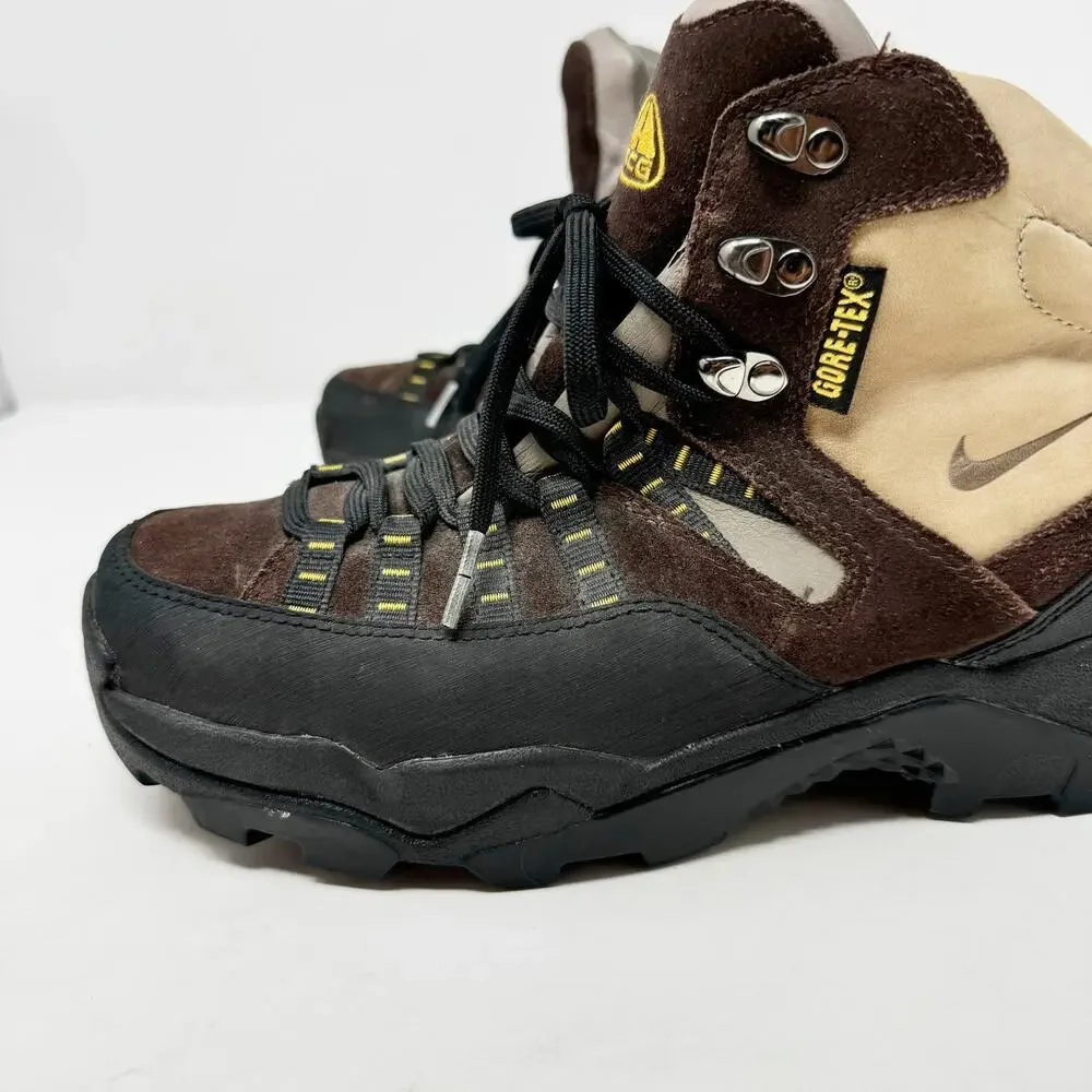 Vintage 2003 Nike ACG Waterproof Goretex Hiking Boots
Brown Men’s Size US 7 - Picture 3 of 14